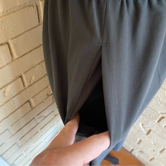 Athleta Mercer Gray Romper Jumpsuit Wide Leg Quick Drying Pockets Size 2 - Picture 7 of 15